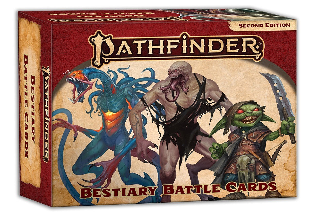 (BSG Certified USED) Pathfinder: RPG - Bestiary Battle Cards