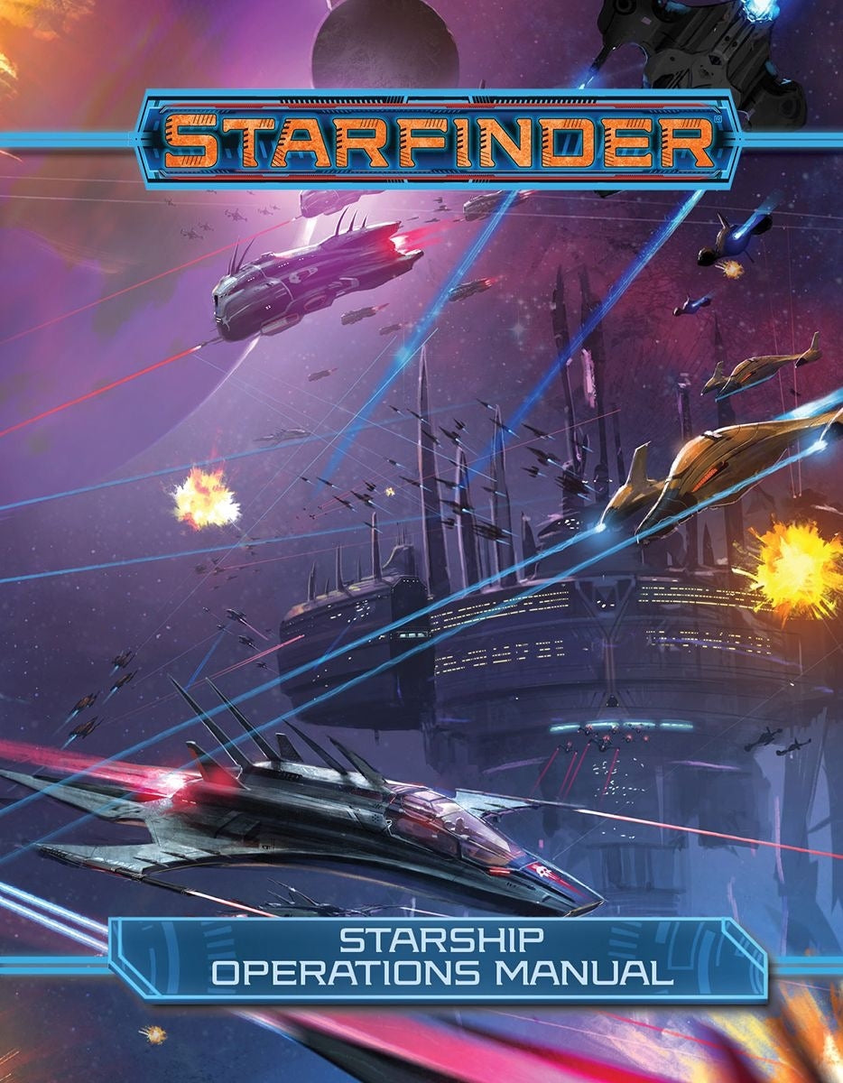 (BSG Certified USED) Starfinder: RPG - Starship Operations Manual Hardcover