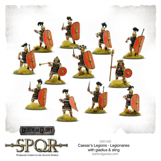 (BSG Certified USED) SPQR - Caesar's Legions: Legionaries w/ Gladius & Sling