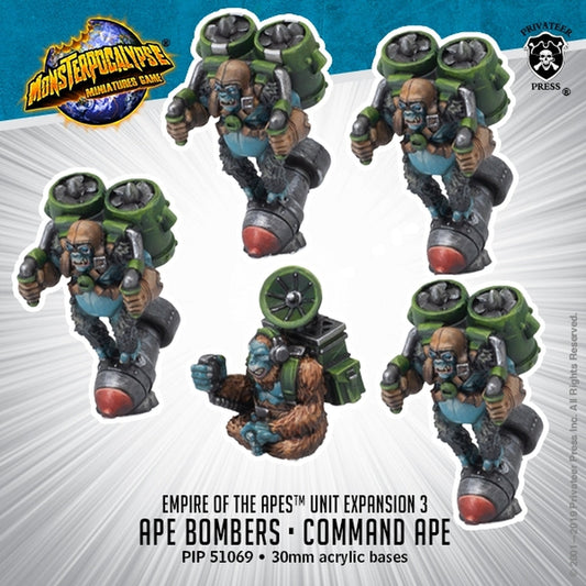 (BSG Certified USED) Monsterpocalyse - Ape Bombers & Command Ape