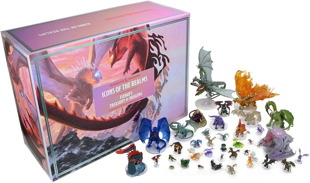 Icons of the Realms: Fizban's Treasury of Dragons - Collector's Edition Miniatures Box