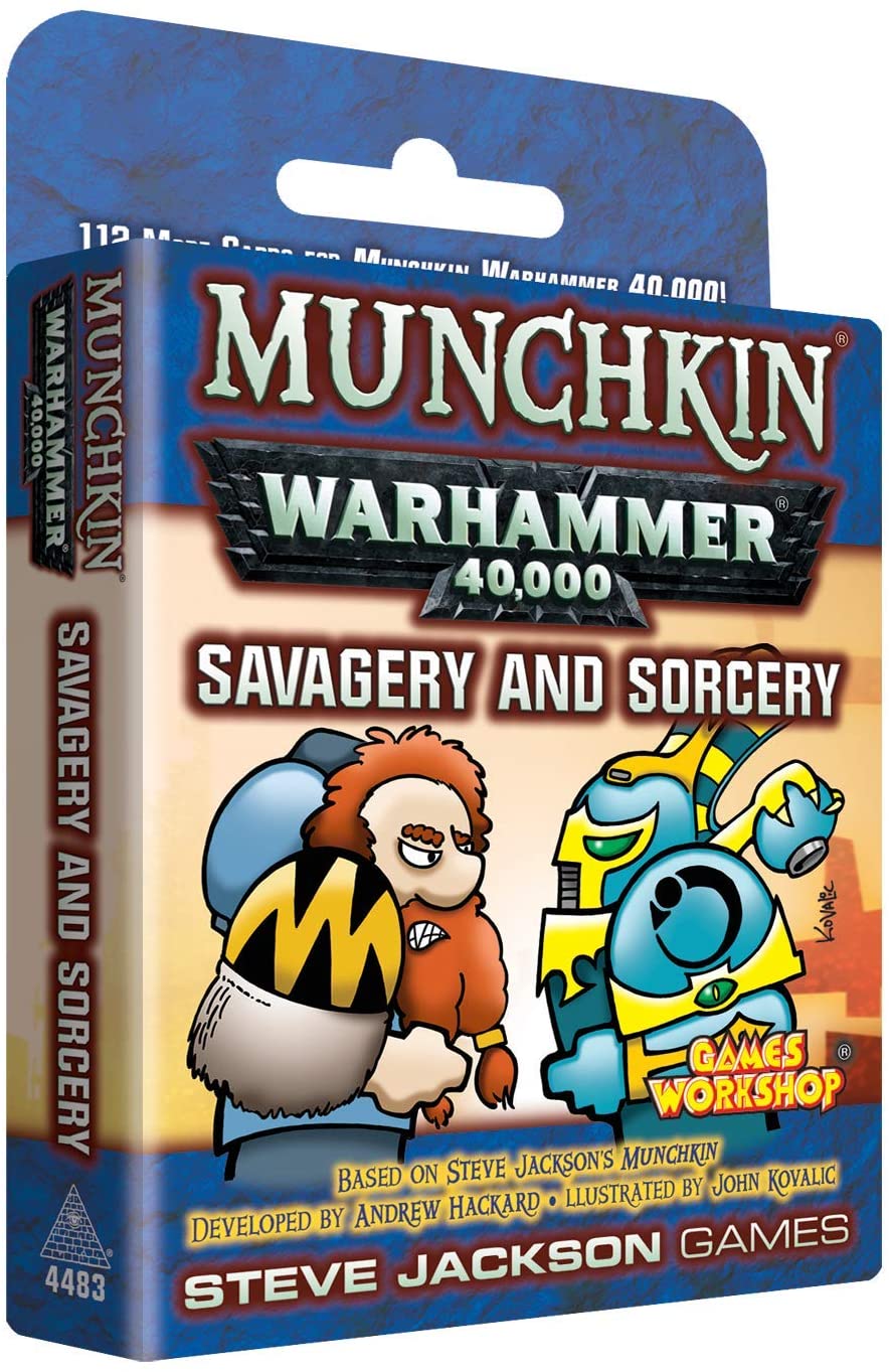 (BSG Certified USED) Munchkin Warhammer: 40K - Savagery and Sorcery