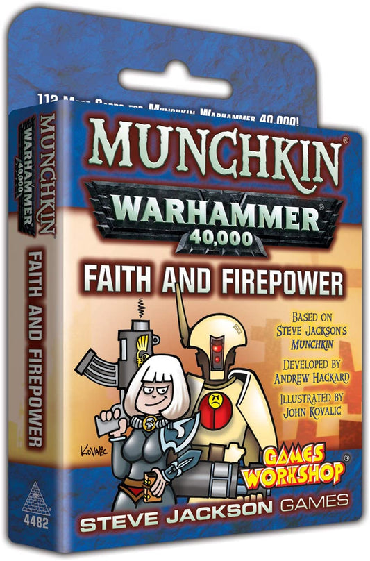 (BSG Certified USED) Munchkin Warhammer: 40K - Faith and Firepower