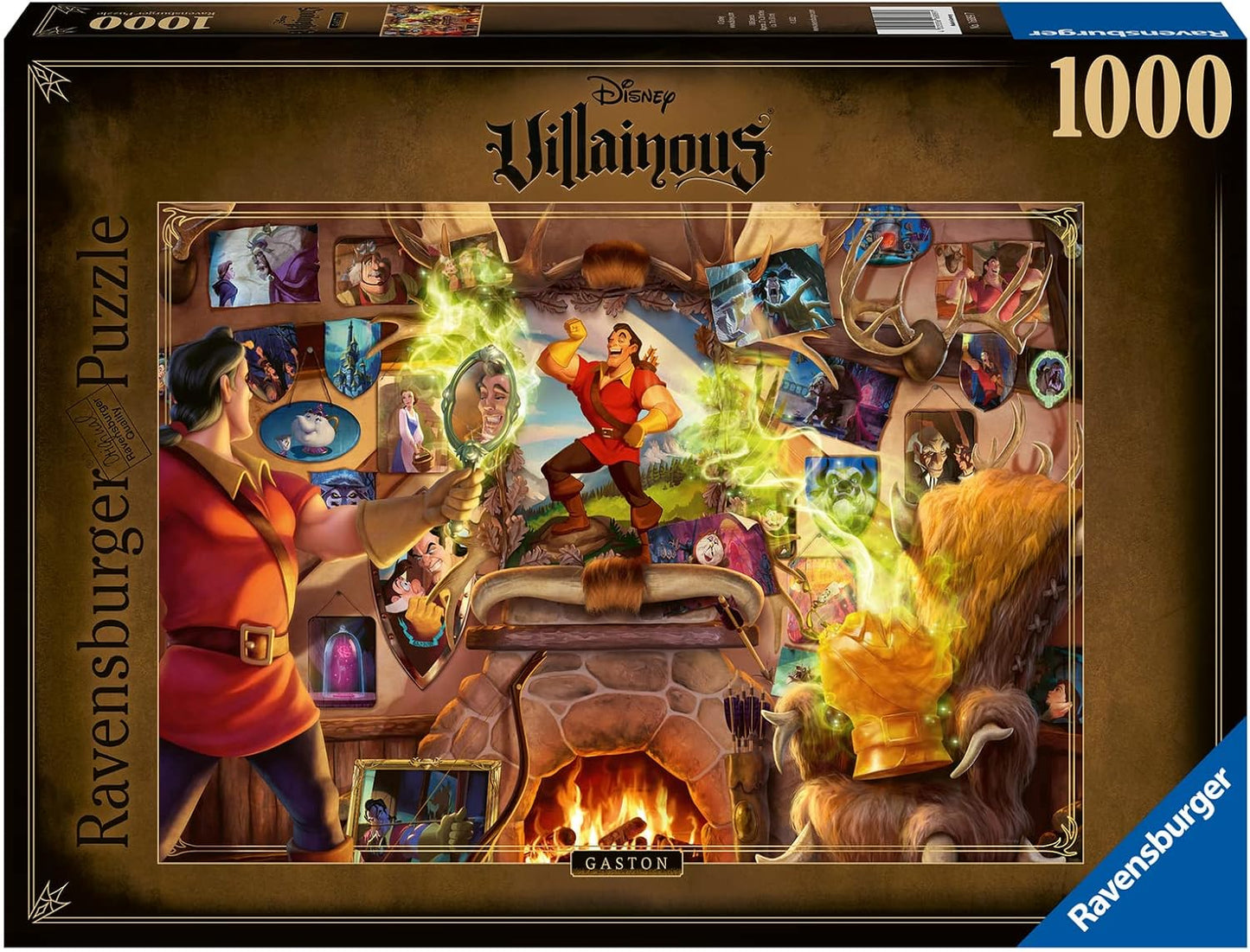 (BSG Certified USED) Disney Villainous Puzzles - Gaston (1000pc)