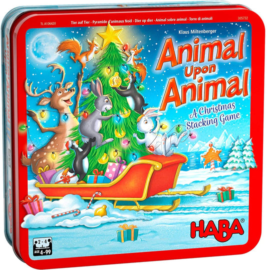 (BSG Certified USED) Animal Upon Animal: A Christmas Stacking Game