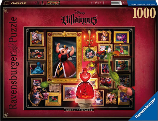 Disney Villainous Puzzles - Queen of Hearts (1000pc)