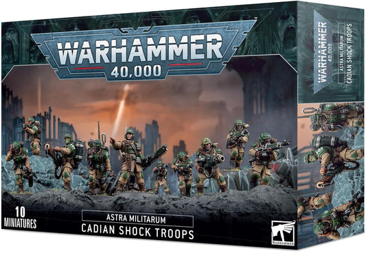 Warhammer: 40,000 - Astra Militarum: Cadian Shock Troops