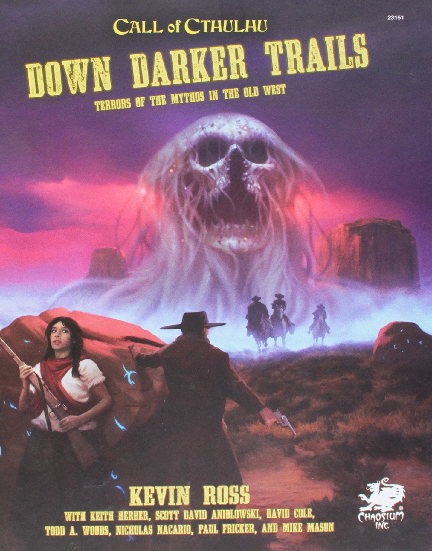 (BSG Certified USED) Call of Cthulhu - Down Darker Trails: Terrors of Cthulhu in the Wild West Hardcover