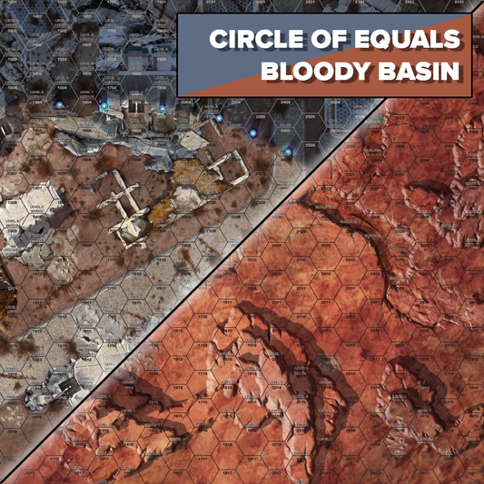 BattleTech - Battle Mat: Strana Mechty - Circle of Equals / Bloody Basin