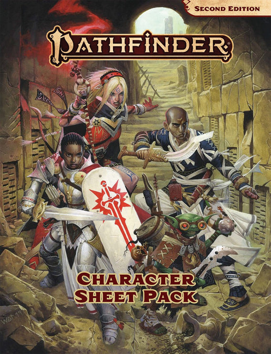 (BSG Certified USED) Pathfinder: RPG - Character Sheet Pack