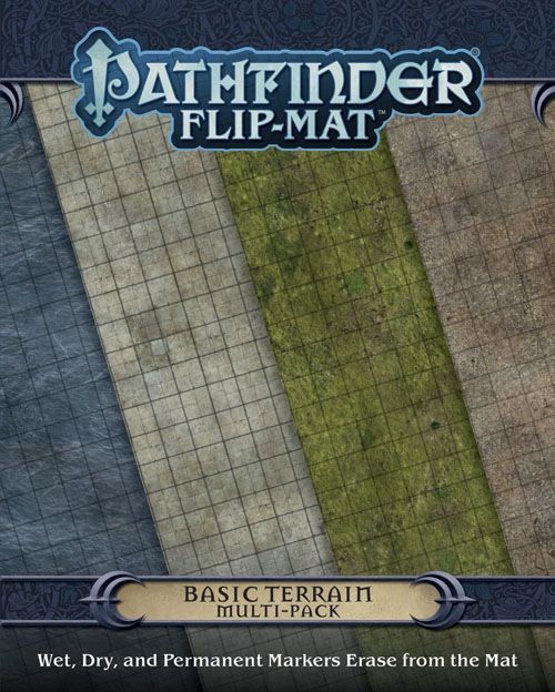 (BSG Certified USED) Pathfinder: RPG - Flip Mat: Basic Terrain Multi Pack