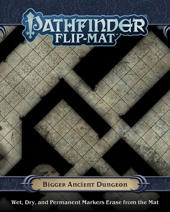 (BSG Certified USED) Pathfinder: RPG - Flip Mat: Bigger Ancient Dungeon