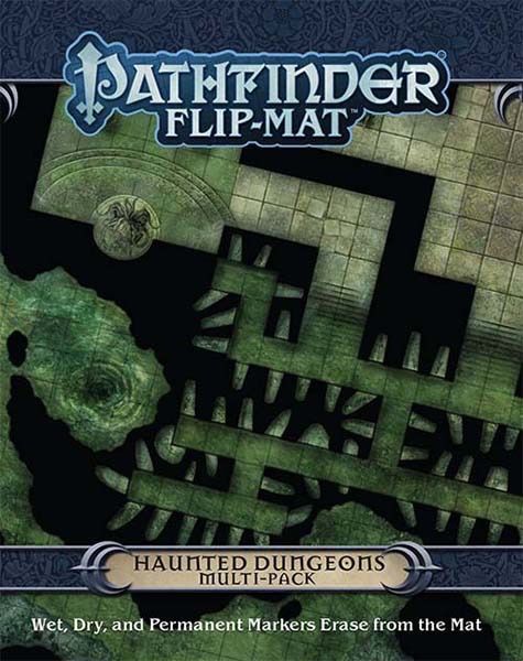 (BSG Certified USED) Pathfinder: RPG - Flip Mat: Haunted Dungeons Multi-Pack