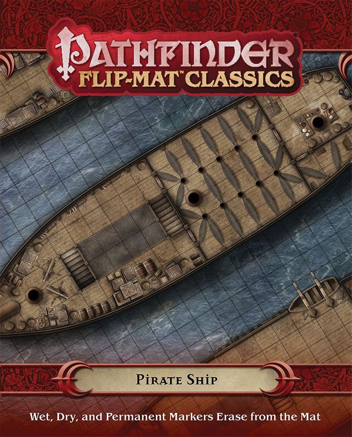 (BSG Certified USED) Pathfinder: RPG - Flip-Mat Classics: Ship