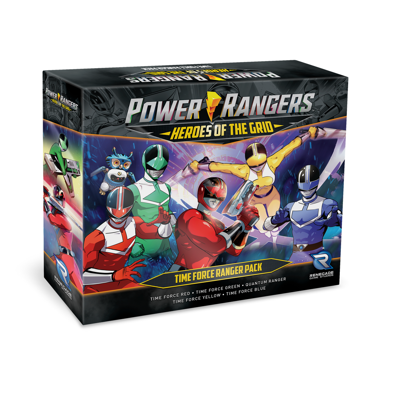 (BSG Certified USED) Power Rangers: Heroes of the Grid - Time Force Ranger Pack