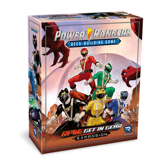 (BSG Certified USED) Power Rangers: Deck Building Game - RPM: Get In Gear