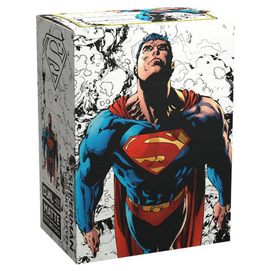 Dragon Shield: Matte - Dual Art: Superman Core (Full Color Variant) (100)