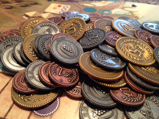 Viticulture - Metal Lira Coins