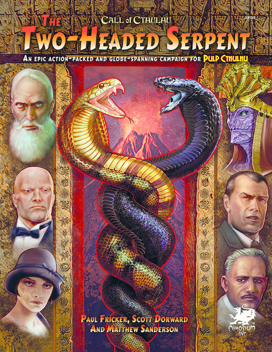 (BSG Certified USED) Call of Cthulhu - Pulp Cthulhu: The Two-Headed Serpent