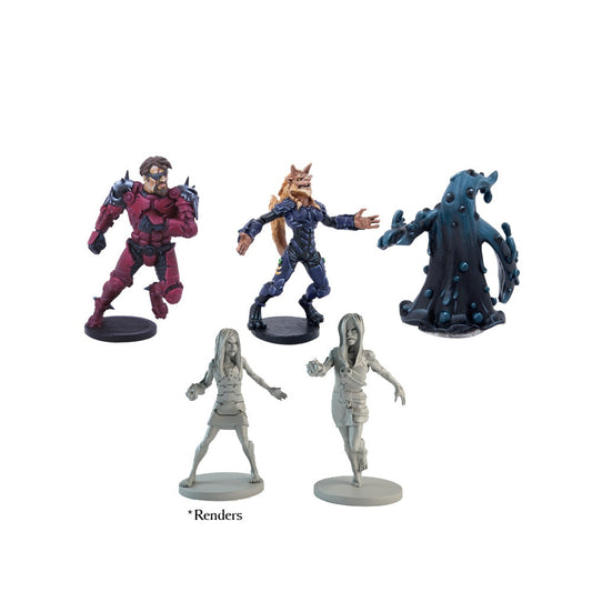 (BSG Certified USED) Dreadball - Hazard System Heroes All Star MVP Pack (5)