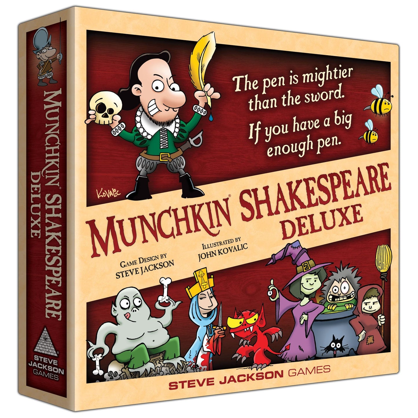 (BSG Certified USED) Munchkin Shakespeare: Deluxe (stand alone and expansion)