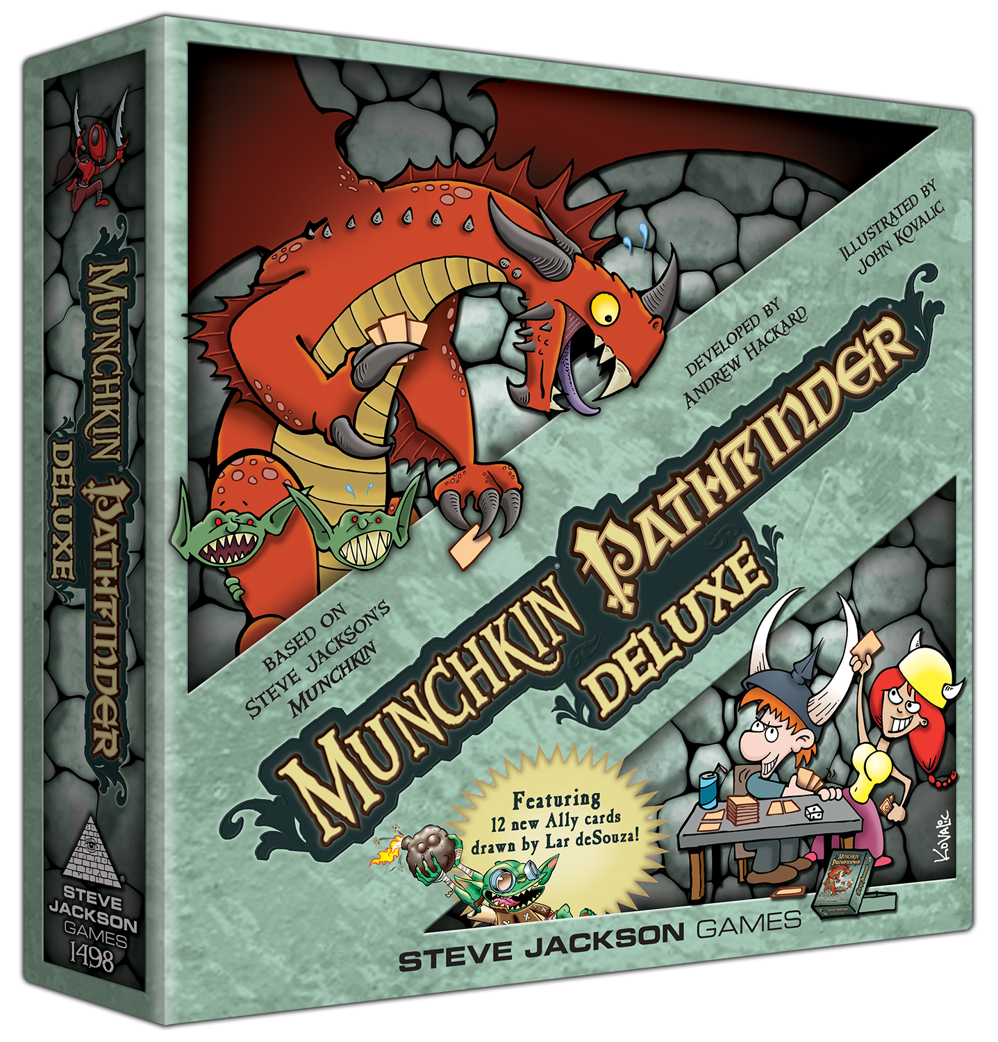 (BSG Certified USED) Munchkin Pathfinder: Deluxe