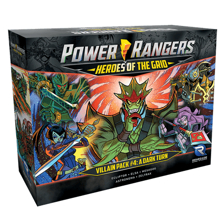 (BSG Certified USED) Power Rangers: Heroes of the Grid - Villain Pack #4: A Dark Turn