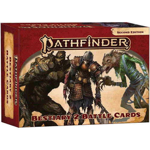 (BSG Certified USED) Pathfinder: RPG - Bestiary 2 Battle Cards