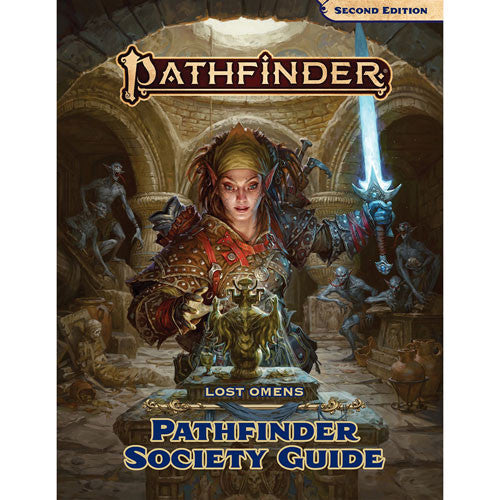 (BSG Certified USED) Pathfinder: RPG - Lost Omens: Pathfinder Society Guide Hardcover