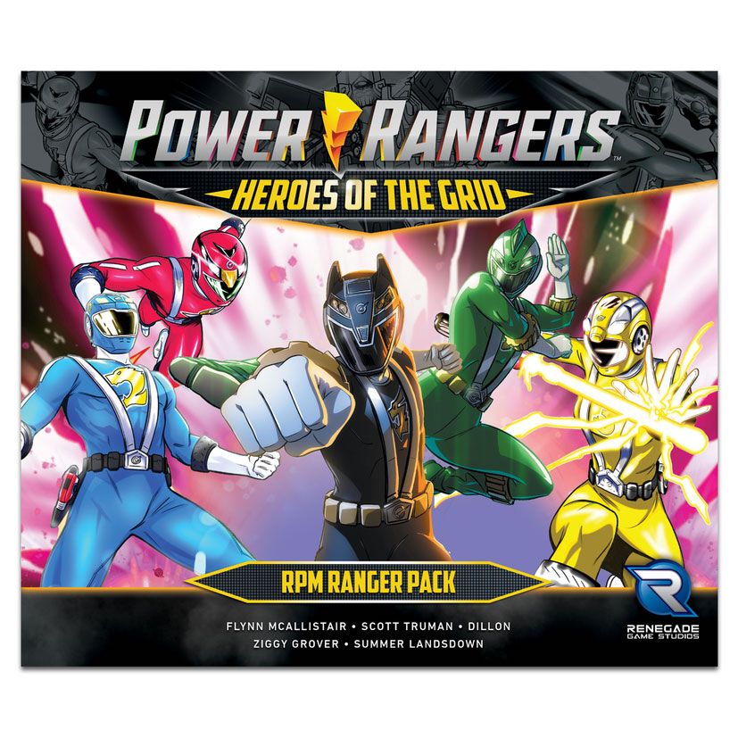 (BSG Certified USED) Power Rangers: Heroes of the Grid - RPM Ranger Pack