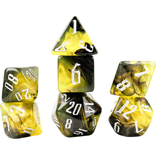 RPG Dice Set - Poison Nebula (7)