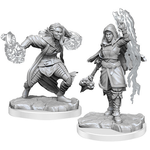 Nolzur's Marvelous Unpainted Miniatures - Half-Elf Warlock