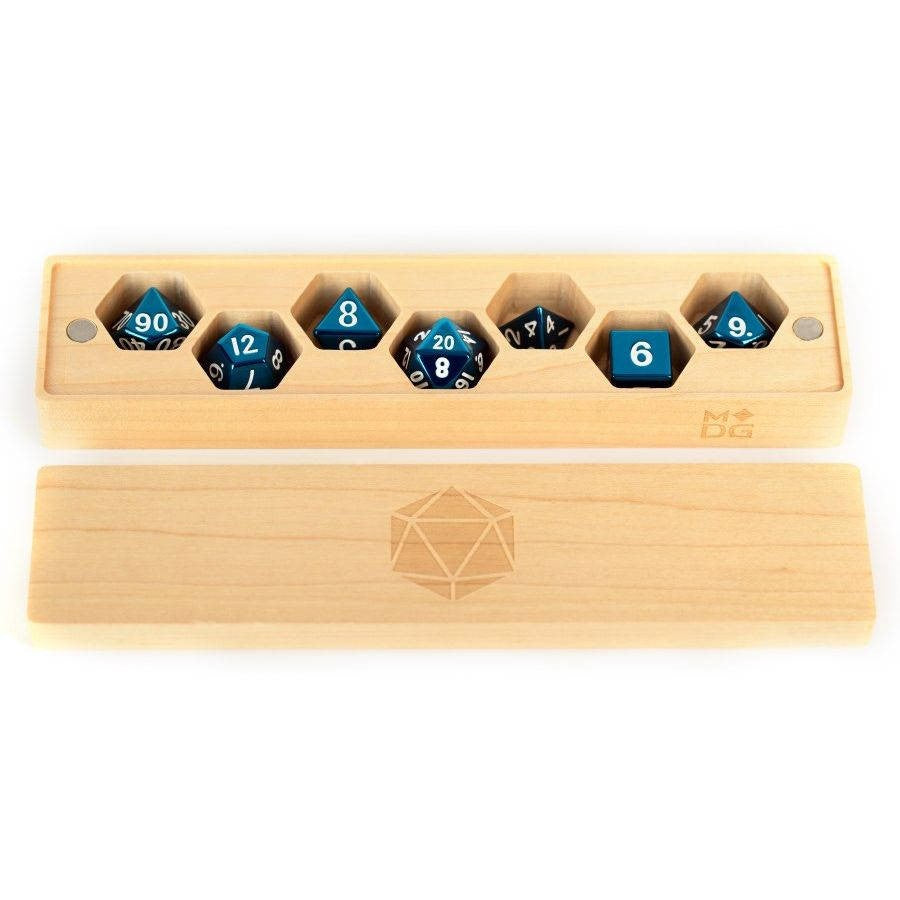 Premium Wood Dice Vault - Maple