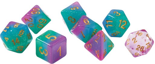 RPG Dice Set - Northern Lights (7)