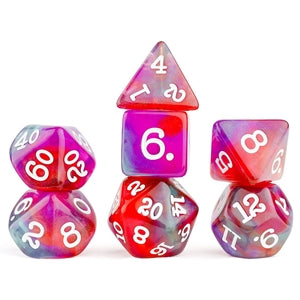 RPG Dice Set - Dragonfruit (7)