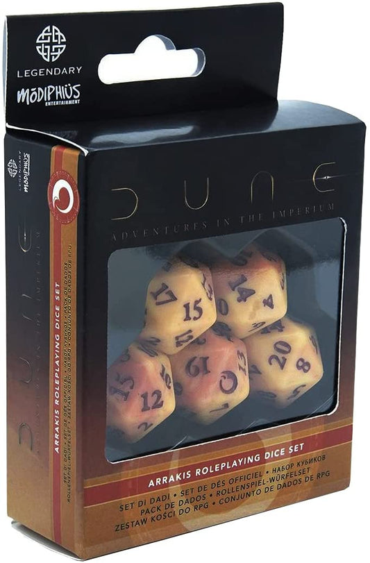 Dune: Adventures in the Imperium - Arrakis Roleplaying Dice Set