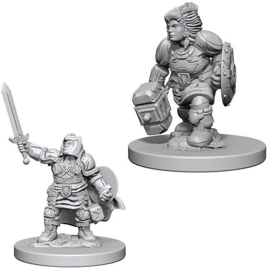 Nolzur's Marvelous Unpainted Miniatures - Dwarf Female Paladin