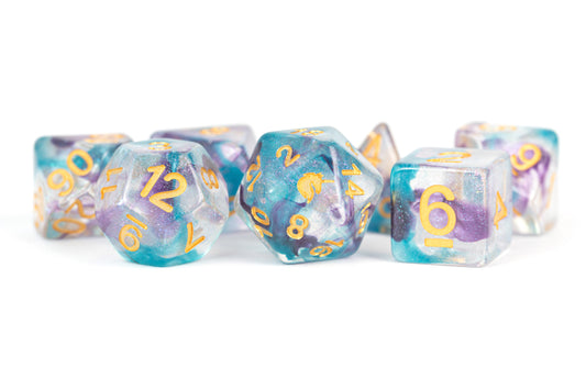 Unicorn: 16mm Resin Poly Dice Set - Fancy Fae (7)