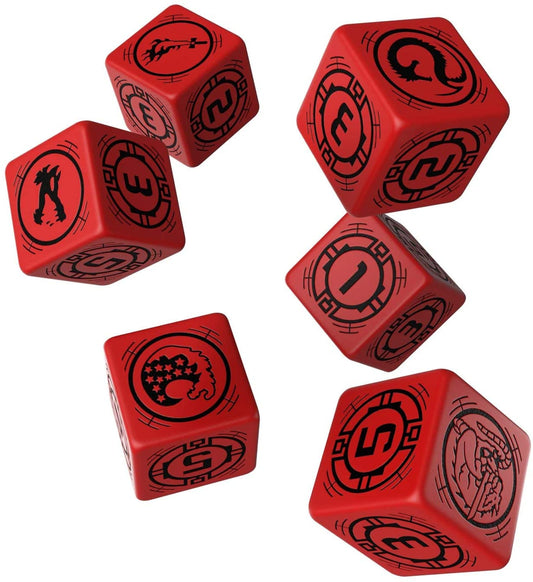 Battletech D6 Dice Set - House Kurita (6)