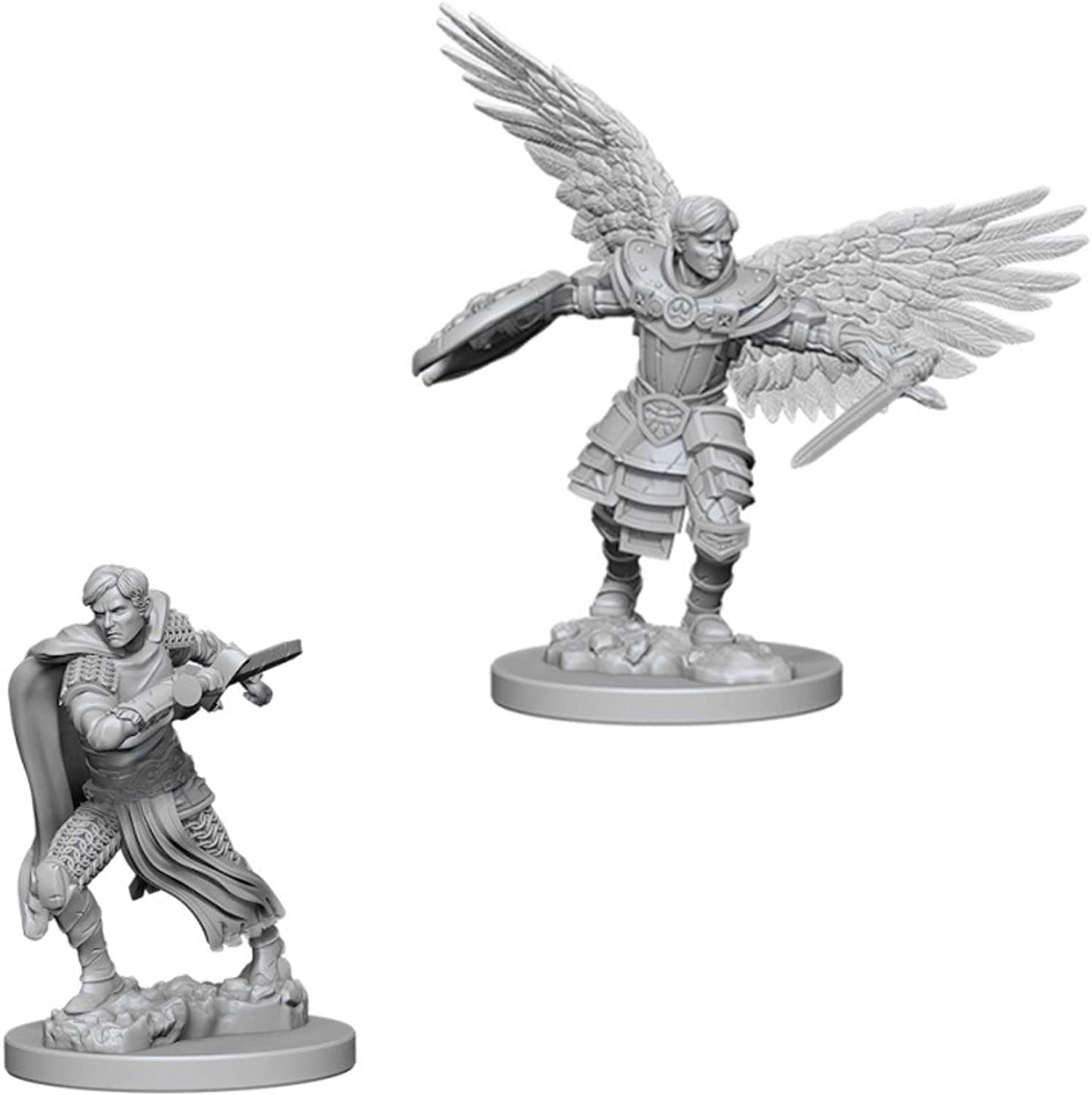 Nolzur's Marvelous Unpainted Miniatures - Male Aasimar Fighter