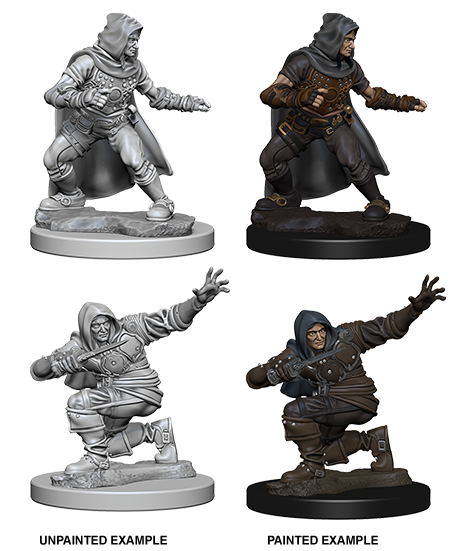 Pathfinder: Deep Cuts Unpainted Miniatures - Human Male Rogue (72602)