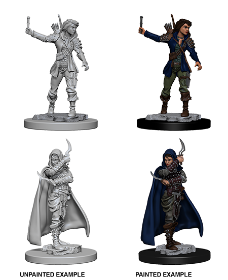 Pathfinder: Deep Cuts Unpainted Miniatures - Human Female Rogue (72603)