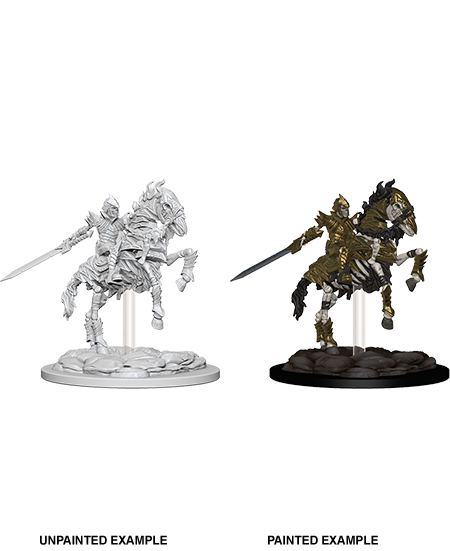 Pathfinder: Deep Cuts Unpainted Miniatures - Skeleton Knight on Horse