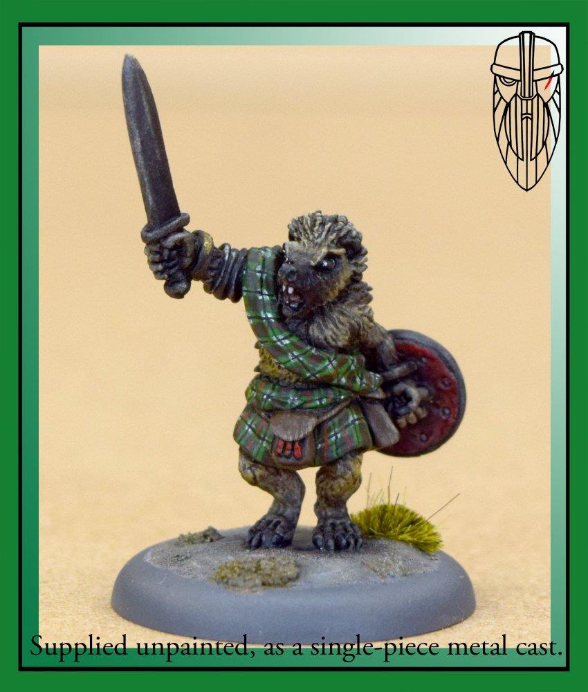 Burrows & Badgers - Hedgehog Clan Warrior (Medium)