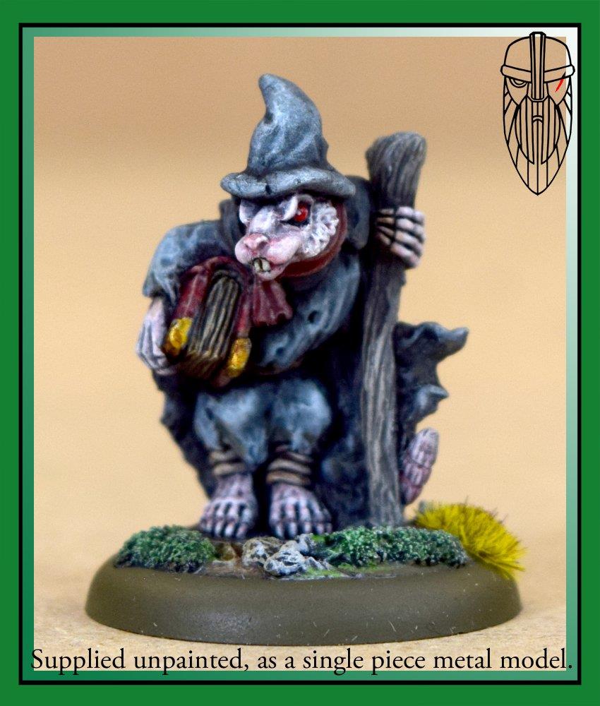 Burrows & Badgers - Black Rat Necromancer (Medium)