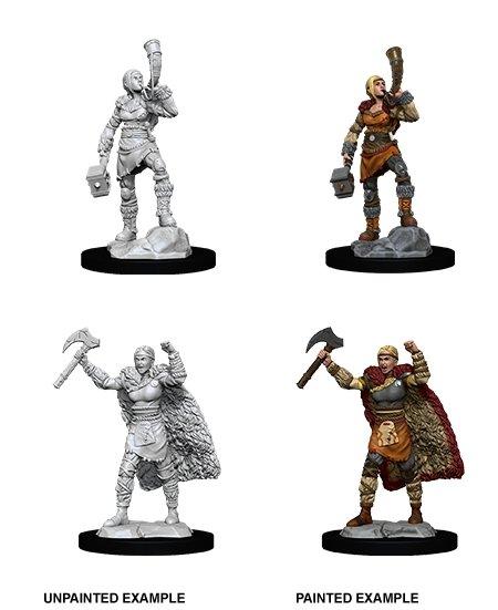 Nolzur's Marvelous Unpainted Miniatures - Female Human Barbarian