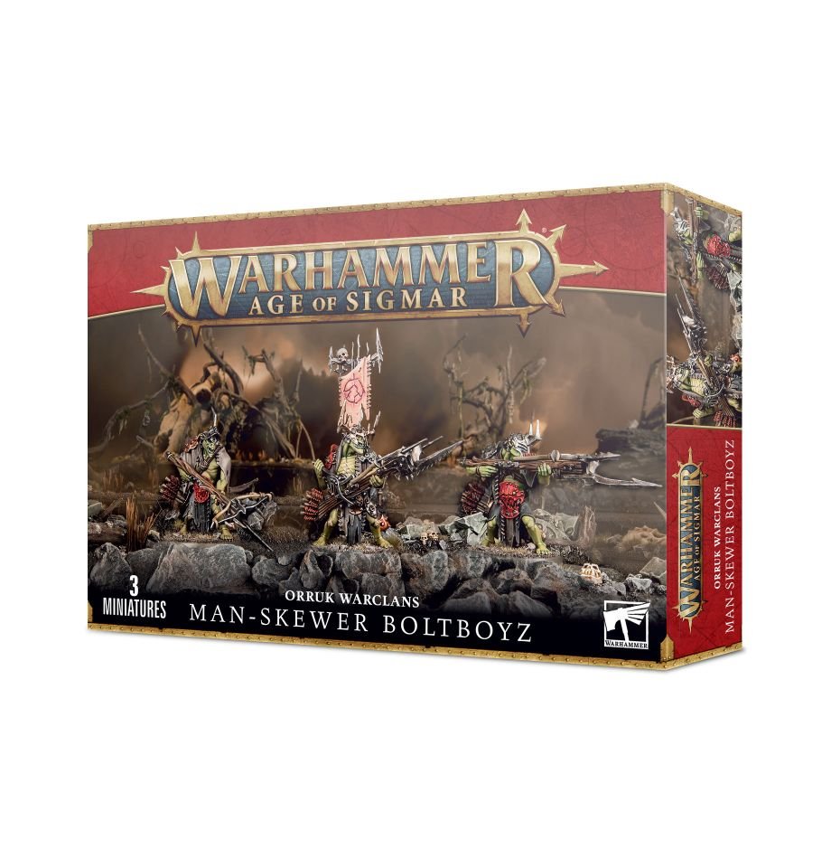 Warhammer: Age of Sigmar - Orruk Warclans: Man-Skewer Boltboyz