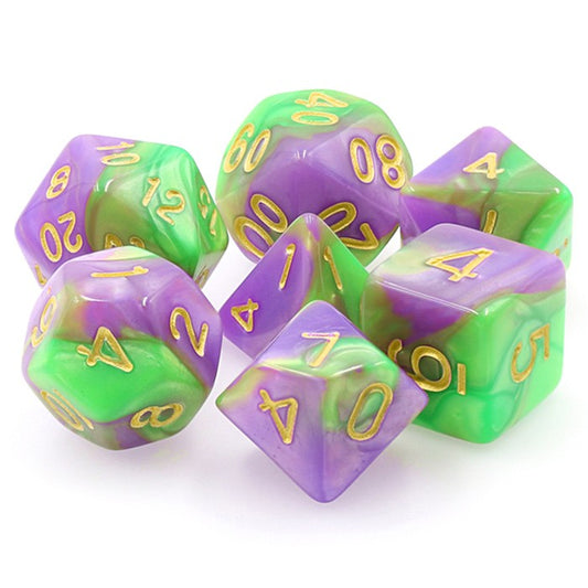 Dargon's Dice - Hidden Vale: Purple/Green Fusion