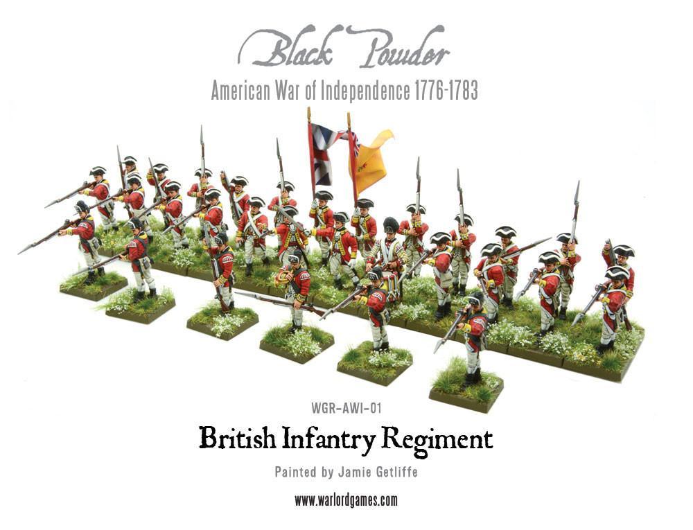 Black Powder: American War of Independence (1776-1783) - British Infantry Regiment