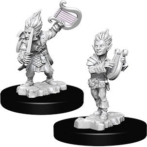 Pathfinder: Deep Cuts Unpainted Miniatures - Gnome Male Bard